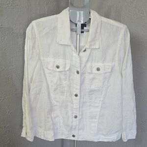 Jones New York Linen Jacket